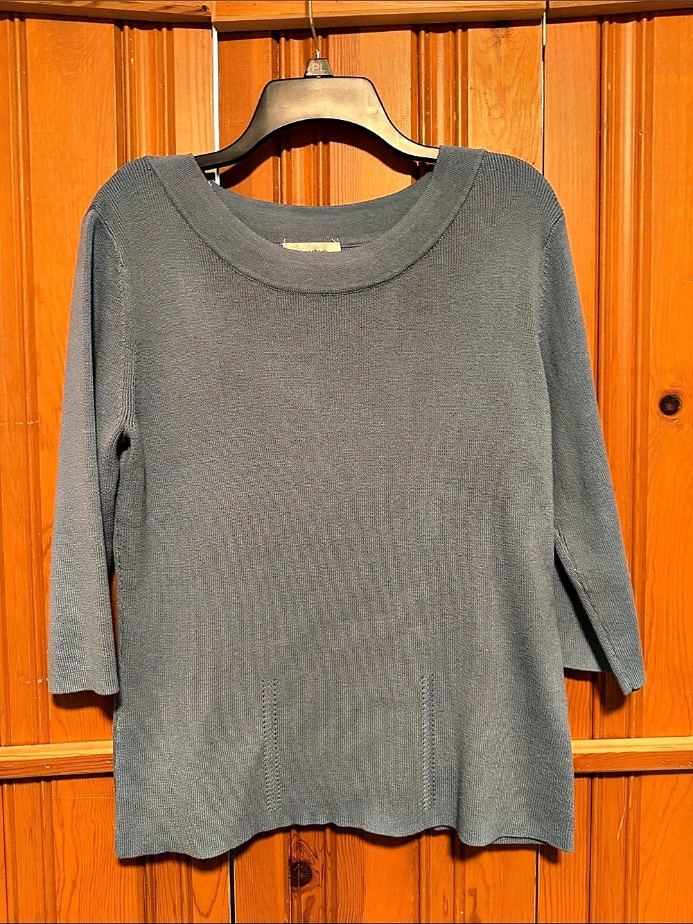 dressbarn blue Long Sleeve Tunic sweater